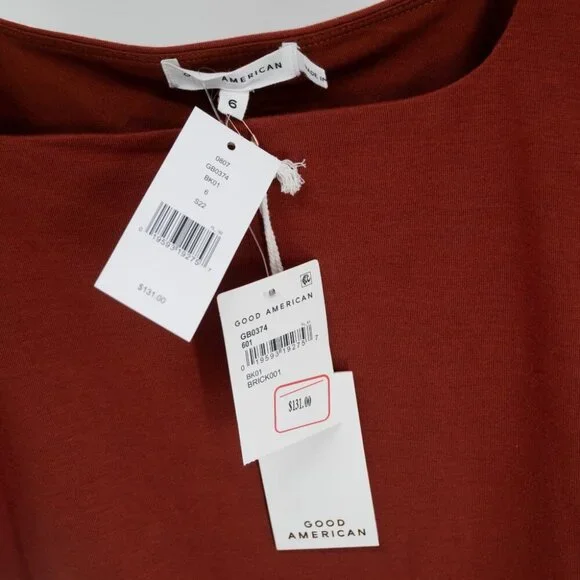 Good American Modern Tank Bodysuit Brick | 3XL - Picture 6 of 10